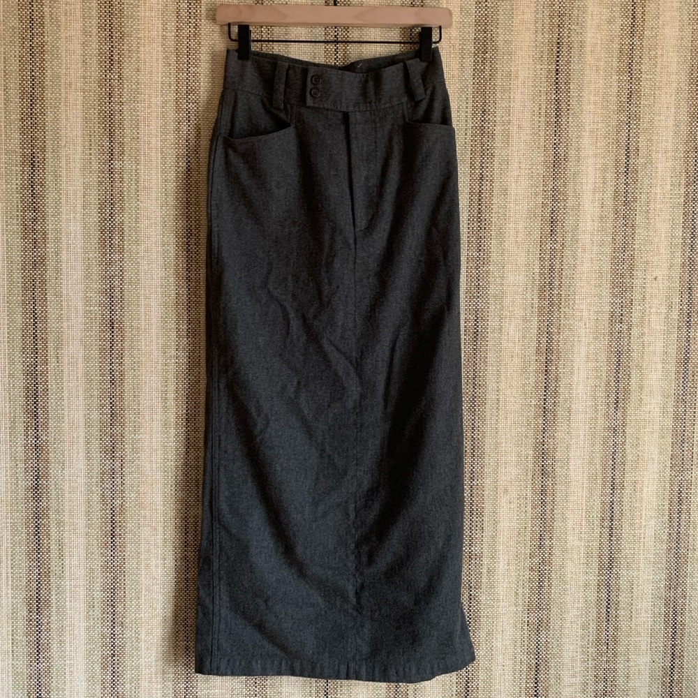 Ralph Lauren Polo Sport Sports Woman Size 4 Cashmere Wool Skirt  Grey Fashion
